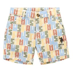 U.S. Polo Assn. Kids Boys Typography Printed Cotton Cargo Shorts-picture-38