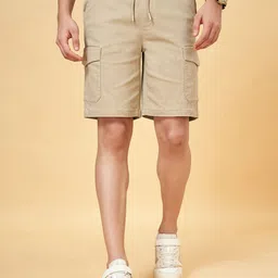 People Men Mid Rise Cargo Shorts-picture-16