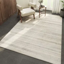 jaipur rugs Ivory Abstract Wool and Viscose 6 ft X 9 ft Hand Woven Carpet-picture-19