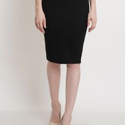 Popwings Women Pencil Knee Length Skirt-picture-9