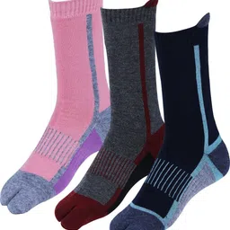 RC. ROYAL CLASS Women Pack Of 3 Patterned Calf-Length Socks image 1