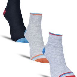 Dollar Socks Men Pack Of 3 Cotton Ankle-Length Socks-picture-9