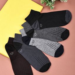 Dollar Socks Men Pack Of 3 Cotton Ankle- Length Socks-picture-11