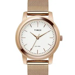Timex Women Dial & Stainless Steel Bracelet Style Straps Analogue Watch TW000W110-picture-26