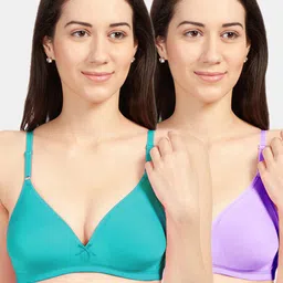 Sonari Pack Of 2 Lavender & Sea Green Bra-picture-14