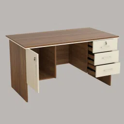 wood you Royce Workstation In Lyon Teak Color image 5
