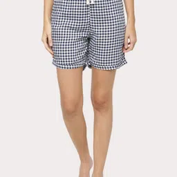 Bareblow Women Checked Outdoor with Technology Shorts-picture-14