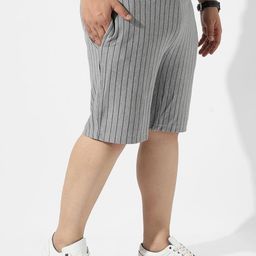 Instafab Plus Men Striped Outdoor with Technology Shorts-picture-39