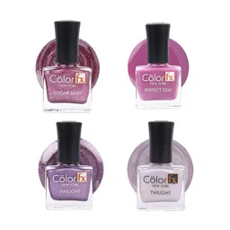 Color Fx Perfect Stay  Sugar Baby & Twilight 4Pcs Enamel - 9ml Each - 116-120-148-155-picture-22