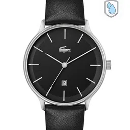 Lacoste Men Black Dial & Leather Straps Analogue Watch 2011199-image-51