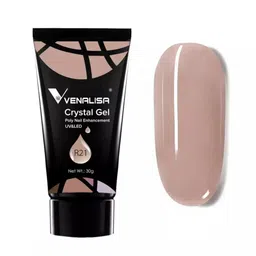 VENALISA UV & LED Acrylic Poly Crystal Nail Extension Gel Polish 30 g - Shade R21-image-63