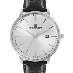 d'signer Dsigner Men Brass Dial & Leather Straps Analogue Watch 790SL.2G-picture-35