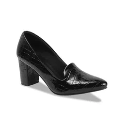 CORSICA Textured Party Block Pumps with Buckles image 2