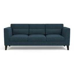 urban ladder create Lewis 3 Seater Fabric Sofa in Indigo Blue Colour-picture-18