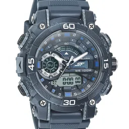 Sonata Men Patterned Dial & Textured Straps Analogue and Digital Watch NP77070PP09-picture-28
