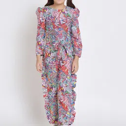 Readiprint Fashions Girls Abstract Printed Top with Trousers-picture-15