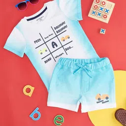 Pantaloons Baby Infants Printed T-shirt With Shorts-image-43