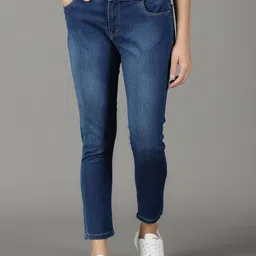 SHOWOFF Women Slim Fit Mid-Rise Light Fade Stretchable Jeans-image-19