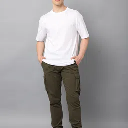 SILISOUL Drop-Shoulder Sleeves Bio Finish Oversized Pure Cotton T-shirt-picture-15