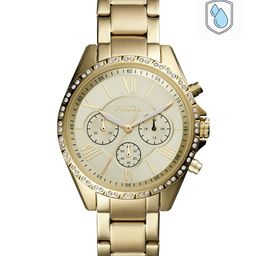 Fossil Women Gold-Toned Modern Courier Analogue Chronograph Watch BQ3378-picture-46