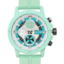 EXTRI Men Skeleton Dial & Stainless Steel Straps Analogue Watch X6064-B image 1