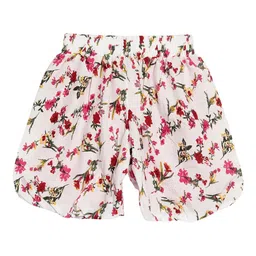 SWEET ANGEL Girls Floral Printed Loose Fit Shorts-picture-18