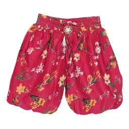 SWEET ANGEL Girls Floral Printed Hot ballon Cotton Shorts-picture-10