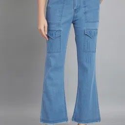 AngelFab Women Jean Bootcut High-Rise Stretchable Jeans-picture-33