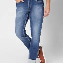 ROCKING SWAMY Men Blue Slim Fit Heavy Fade Stretchable Jeans-picture-34