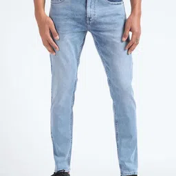 Flying Machine Men Tapered Fit Mid-Rise Heavy Fade Stretchable Jeans-picture-38