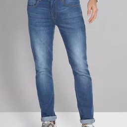 AD By Arvind Men Skinny Fit Clean Look Light Fade Stretchable Jeans-picture-42