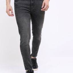 HIGHLANDER Men Grey Skinny Fit Light Fade Stretchable Jeans-picture-47