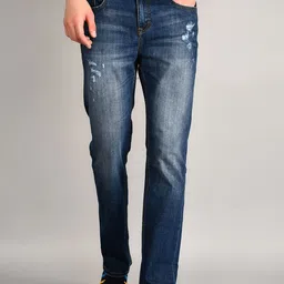 TIM PARIS Men Comfort Skinny Fit Low Distress Light Fade Cotton Stretchable Jeans-picture-15