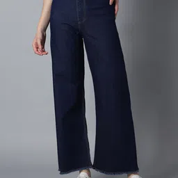 High Star Women Straight Fit High-Rise Clean Look Stretchable Jeans-picture-21