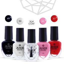 JUICE Set Of 5 Nail Polish 25 ml -The Basics-picture-13
