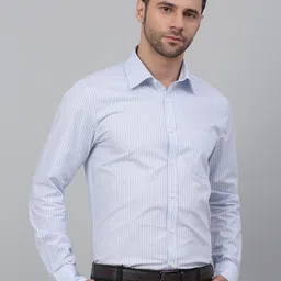 LOUIS STITCH Vertical Striped Comfort Pure Cotton Formal Shirt-picture-16