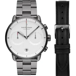 Nordgreen Men White Dial & Stainless Steel Bracelet Style Straps Analogue Watch PI42GM3LGUXXLEBL-picture-41