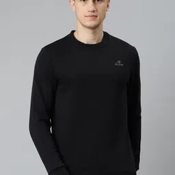 Alcis Men Black Brand Logo Pullover Sweatshirt-picture-27