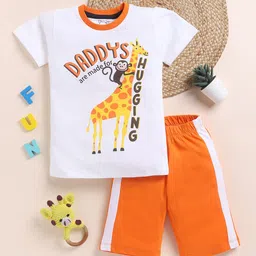 YK Boys Graphic Printed T-shirt with Shorts-image-13