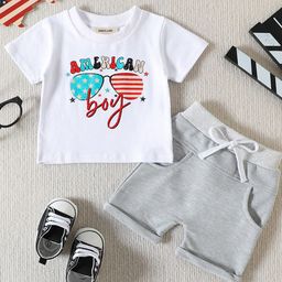INCLUD Boys Printed T-shirt With Shorts-picture-18