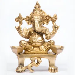 Arihant Craft YellowGold Brass Small Showpiece-picture-21