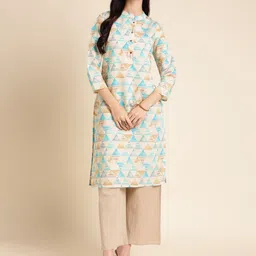 Sangria Printed Straight Kurtas-picture-10