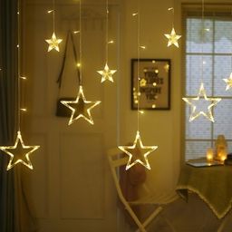 ENORMITY Yellow Star Shape String Lights-picture-27