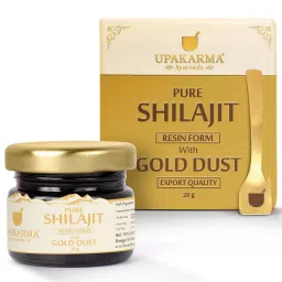UPAKARMA Ayurveda Premium Ayurvedic Pure and Natural Shilajit / Shilajeet Gold Resin with Pure Gold Dust Helps Boost Immunity, Energy, Strength, Stamina, and Overall Health - 20 Gram-picture-20