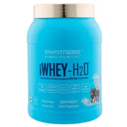 myfitness ® enrich your life MYFITNESS ® iWHEY- H2O 20 Servings|Whey Protein Isolate| 88% Premium Whey Protein Isolate Per Serving|5.5g BCAA| 10.68g EAA| Added Digestive Enzyme|Added Colostrum |Low Fat Low Carbs|500gms-picture-25