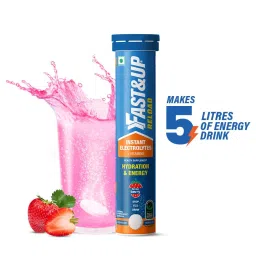 fast & up Fast&Up Reload electrolyte energy and hydration drink -Pack of 20 effervescent tablets - Berry flavour-picture-33