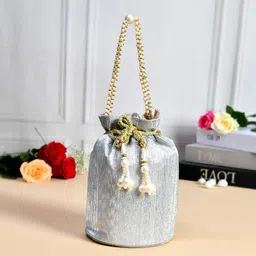 Kuber Industries Set Of 2 Silk Potli Bag-picture-38