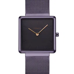 Obaku Women Purple & Black Analogue Square Dial Watch-picture-11