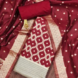 Ishin Woven Design Unstitched Dress Material-image-45