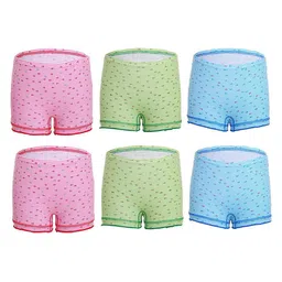 SMARTERKIDS Kids Pack Of 6 Assorted Pure Cotton Basic Briefs-picture-47
